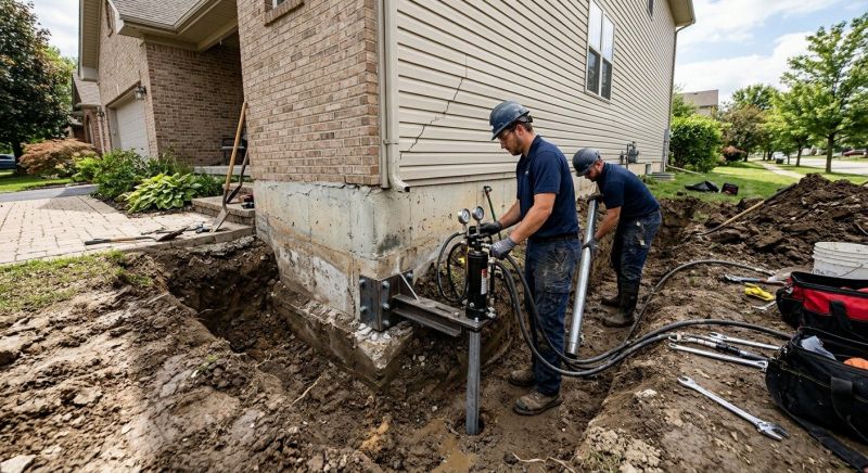 Settling Foundation Service in Perkasie, PA