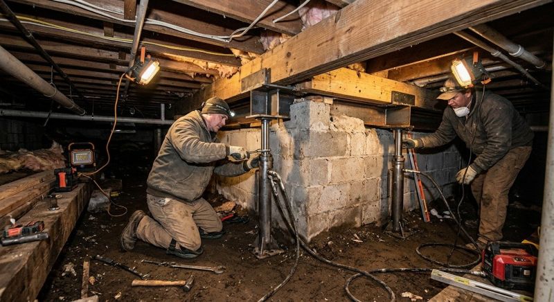 Basement Foundation Repair in Exton, PA