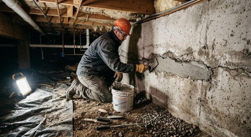 Basement Foundation Repair in Yorklyn, DE