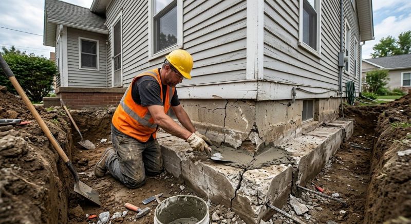 Building Foundation Repair in Berwyn, PA
