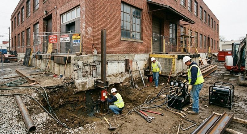 Building Foundation Repair in Douglassville, PA