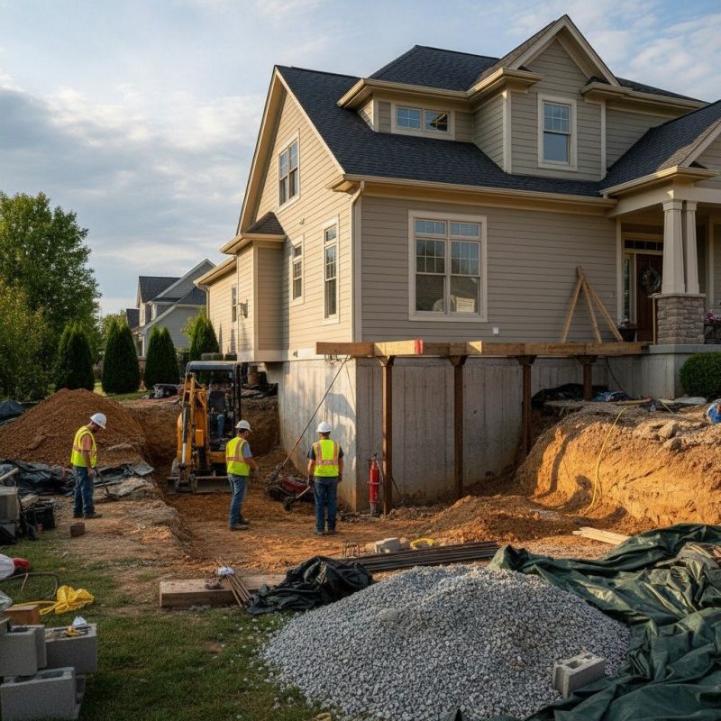 Building Foundation Repair in King Of Prussia, PA