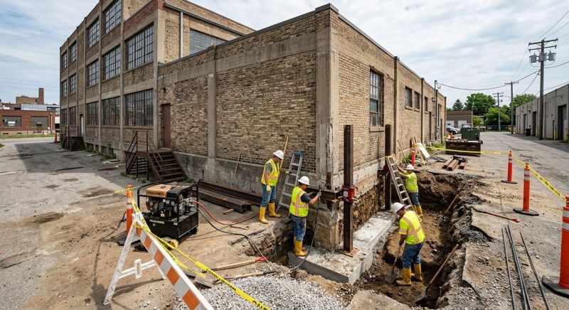 Building Foundation Repair in Morgantown, PA