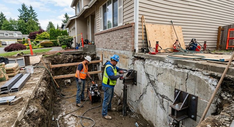 Commercial Foundation Repair in Phoenixville, PA