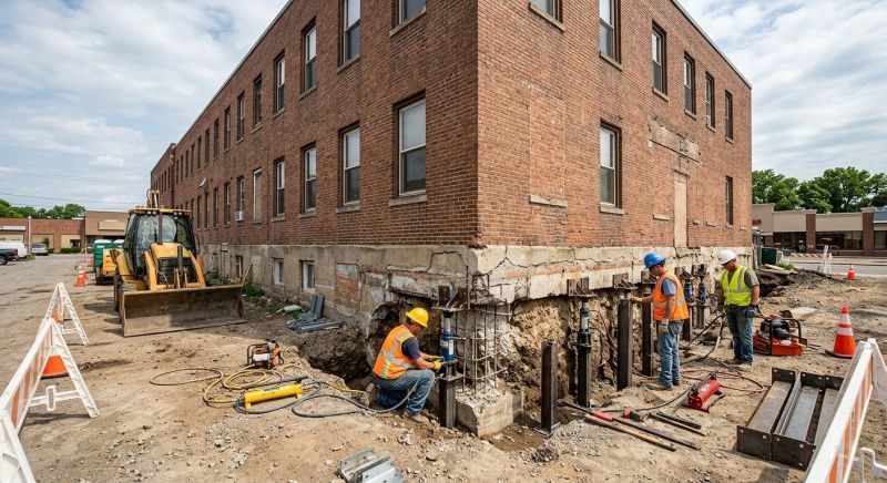 Commercial Foundation Repair in Phoenixville, PA