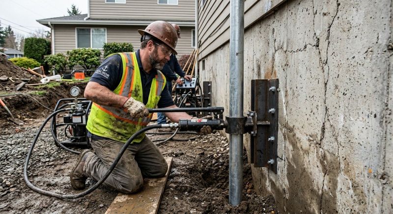 Concrete Foundation Leveling in Chester, PA