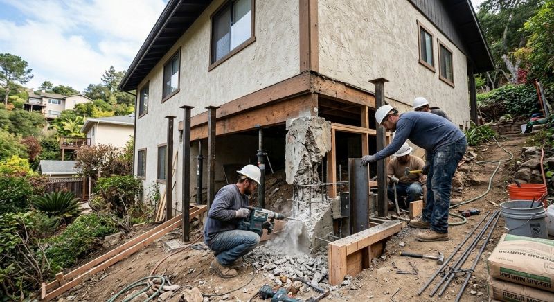 Concrete Foundation Repair in Havertown, PA