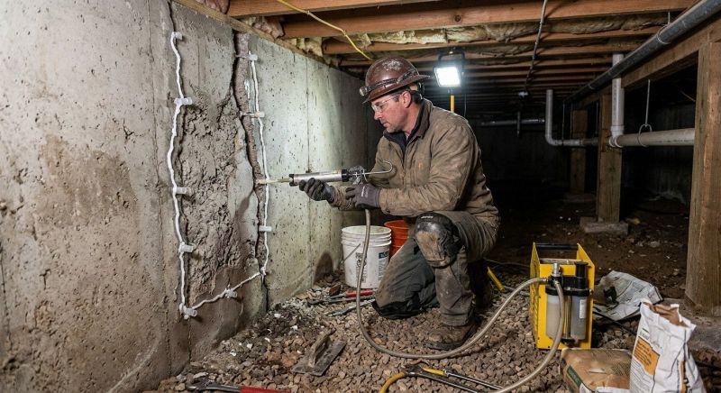 Concrete Foundation Repair in Lafayette Hill, PA