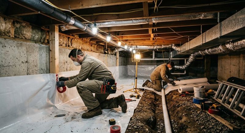 Crawl Space Leveling in Phoenixville, PA