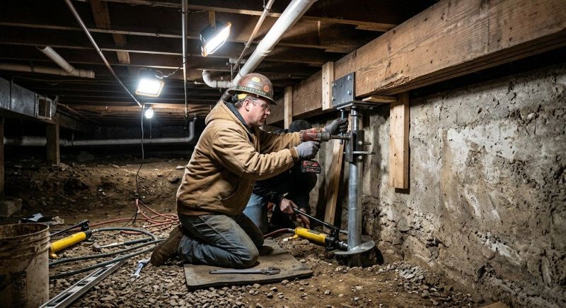 Crawlspace Foundation Repair in Chester County, PA