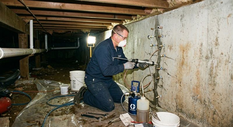 Crawlspace Foundation Repair in Collegeville, PA