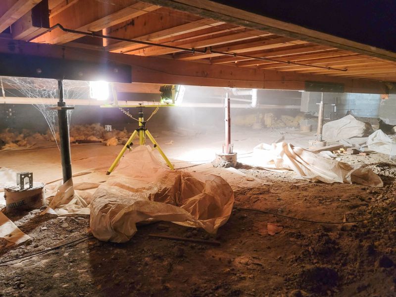 Crawlspace Foundation Repair in Gilbertsville, PA