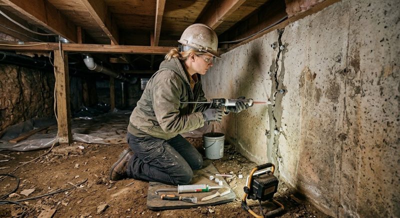 Crawlspace Foundation Repair in Horsham, PA