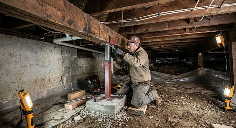 Crawlspace Foundation Repair in Horsham, PA