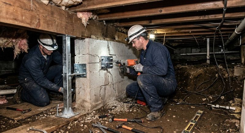 Crawlspace Foundation Repair in Lansdowne, PA
