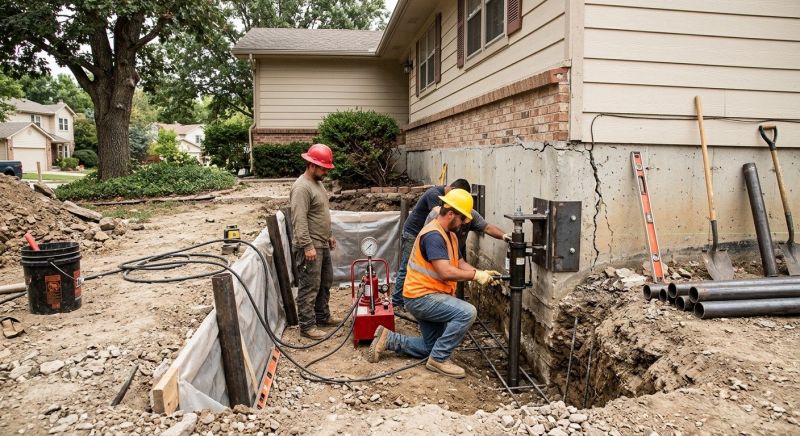 Deep Foundation Repair in Phoenixville, PA