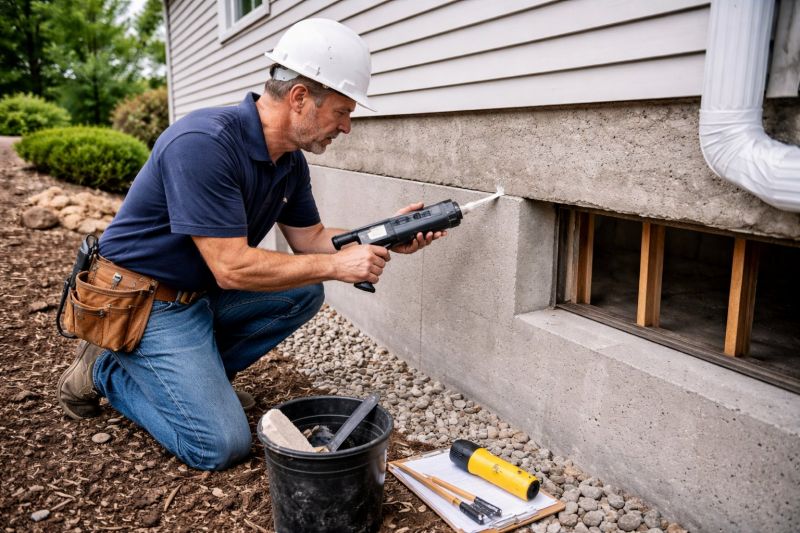 Foundation Crack Sealing in Phoenixville, PA