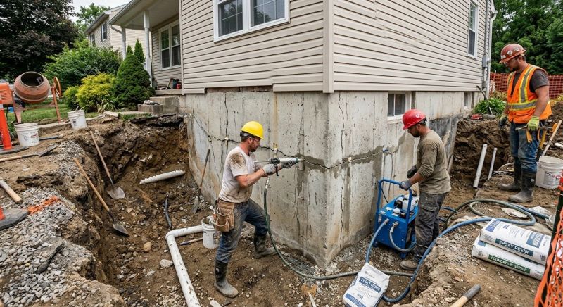 Foundation Damage Repair in Glenside, PA