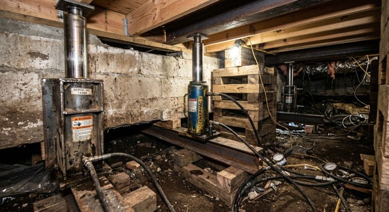 Foundation Jacking in Chester County, PA