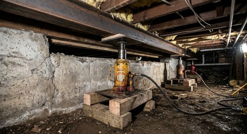 Foundation Jacking in Drexel Hill, PA