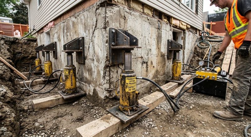 Foundation Jacking in Harleysville, PA