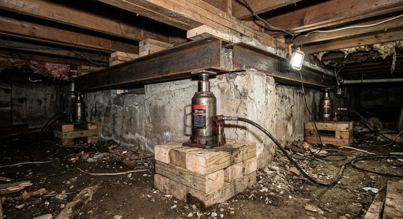 Foundation Jacking in Pennsburg, PA