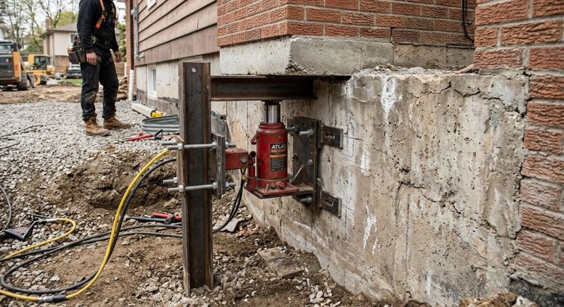Foundation Jacking in Spring Mount, PA