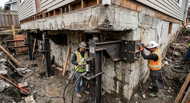 Foundation Lifting in Barto, PA