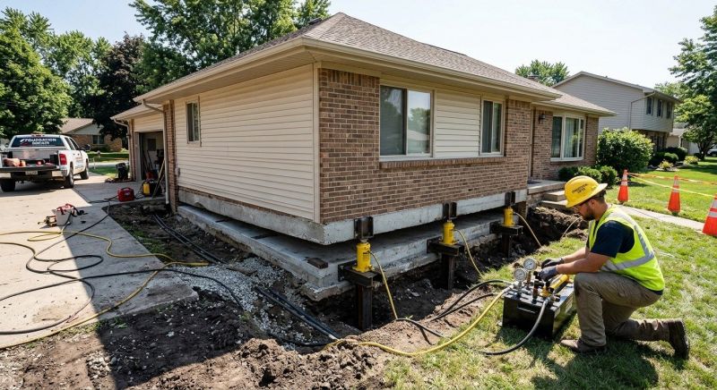 Foundation Lifting in Cheltenham, PA