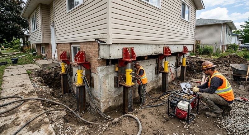 Foundation Lifting in Chester County, PA