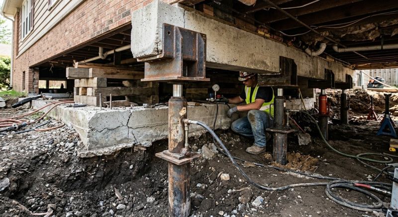 Foundation Lifting in Harleysville, PA