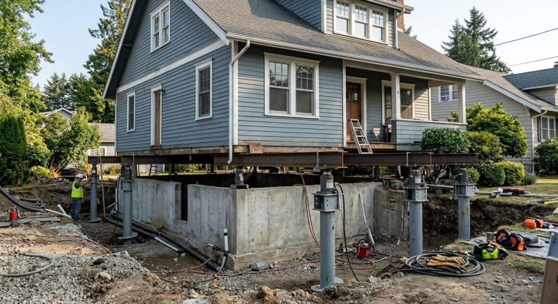 Foundation Raising in Honey Brook, PA
