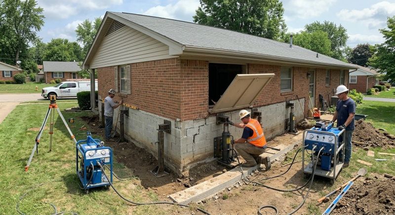Foundation Releveling in Phoenixville, PA