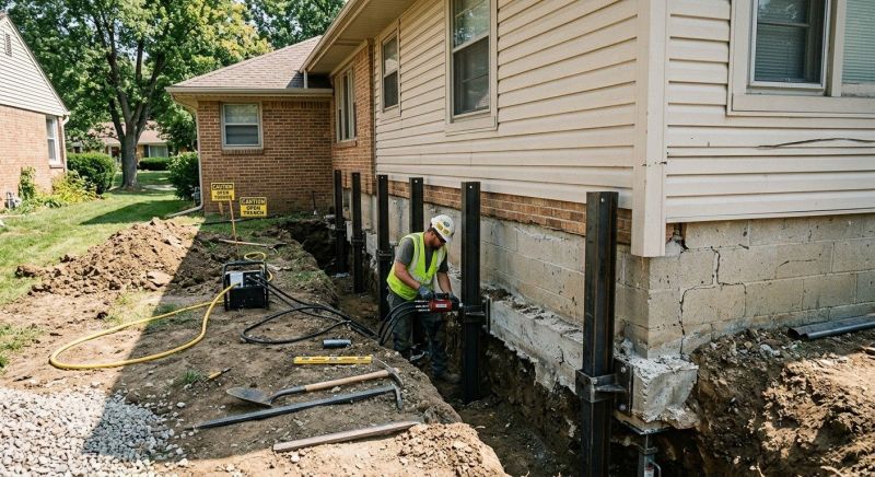 Foundation Renovation in Phoenixville, PA