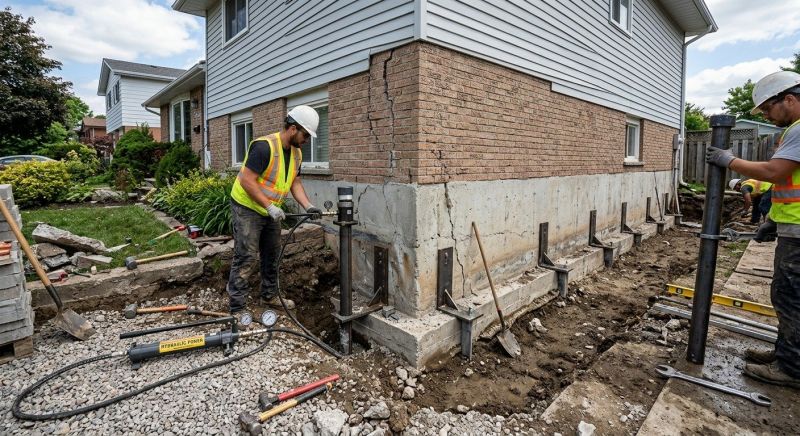 Foundation Stabilizing in Boyertown, PA