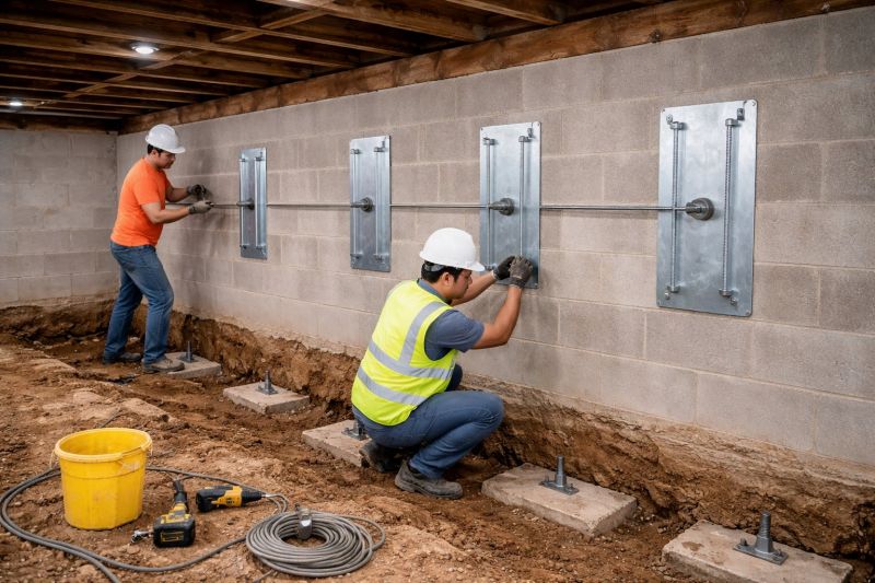 Foundation Stabilizing in Clifton Heights, PA