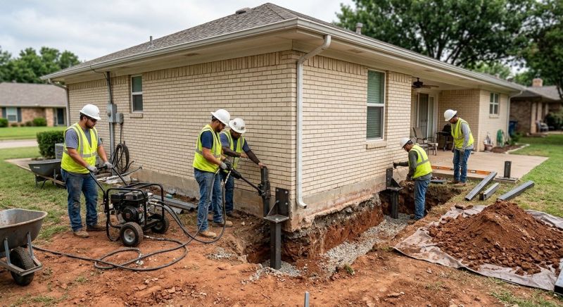 Foundation Stabilizing in Exton, PA