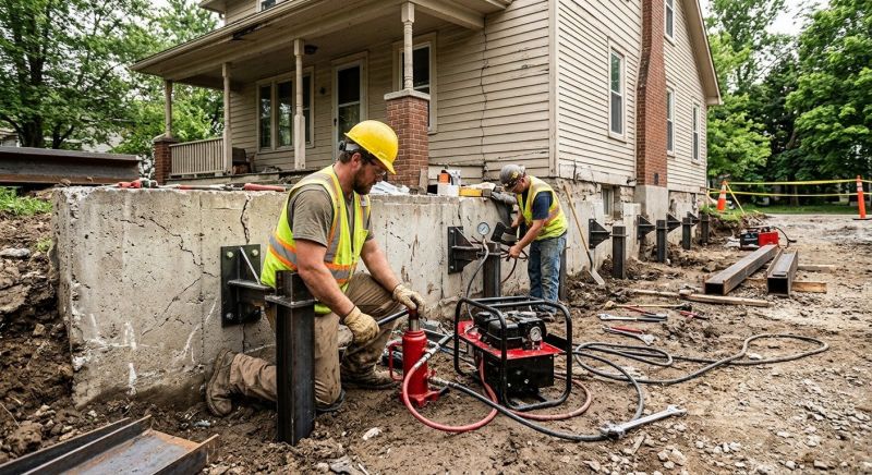 Foundation Stabilizing in Gladwyne, PA