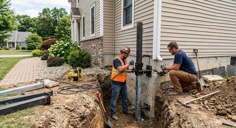 Foundation Stabilizing in Hatboro, PA