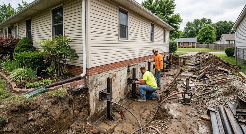 Foundation Stabilizing in Lansdowne, PA