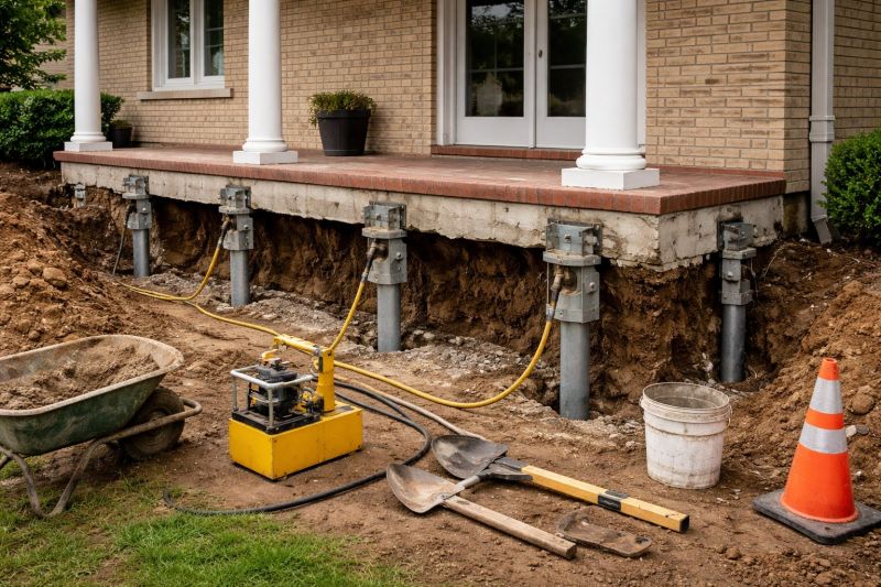 Foundation Stabilizing in Plymouth Meeting, PA