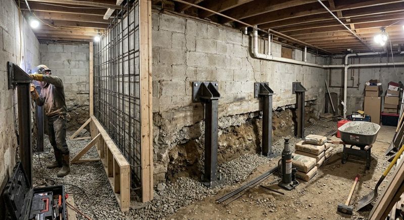 Foundation Stabilizing in West Chester, PA