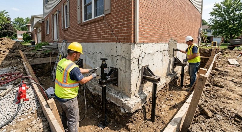 Foundation Structural Repair in Delaware County, PA