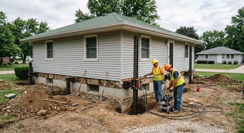Home Foundation Leveling in Elverson, PA