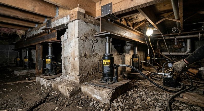 Home Foundation Leveling in Media, PA