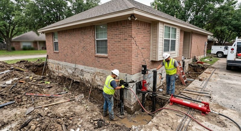 House Foundation Repair in Aston, PA