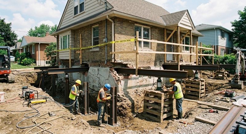 House Foundation Repair in Barto, PA