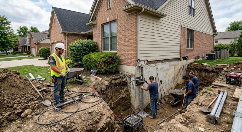 House Foundation Repair in Telford, PA