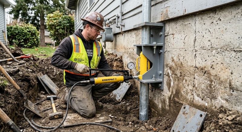 Settling Foundation Service in Chalfont, PA