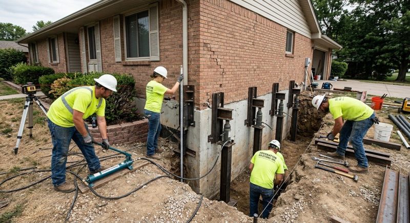 Settling Foundation Service in Dresher, PA